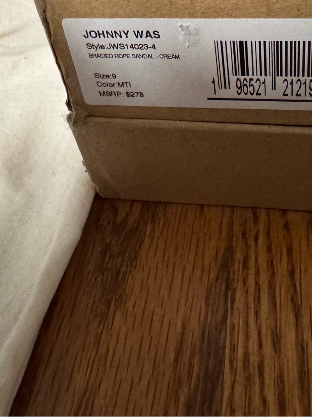 Johnny Was Braided Rope Sandal NWT - Picture 10 of 10